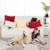 PiccoCasa Soft Warm Fluffy Plush Faux Fur Pillow Cover for Sofa Couch Bed 1 Pc - 4 of 4