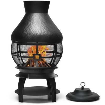 20'' Outdoor Fireplaces Patio Wood Burning Chimneys Fireplace
