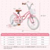 Costway 18'' Kids Bike Toddler Bicycle with Training Wheel Kickstand for 4-8 Years Old Purple/Pink/Turquoise/Blue/Beige/Green - 3 of 4