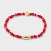Little Words Project Go Football Stacker Beaded Bracelet - 3 of 4
