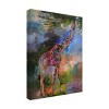 Trademark Fine Art -Richard Wallich 'Giraffe' Canvas Art - 4 of 4