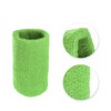 Unique Bargains Wrist Sweat bands Wristbands for Sport Wrist Wraps Absorbing Cotton Terry Cloth 3.15"x3.94" 1 Pair - 3 of 4