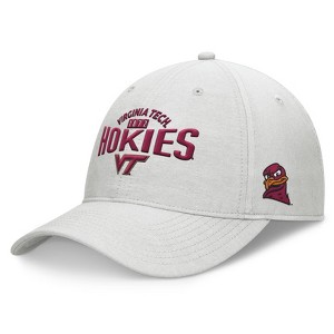 NCAA Virginia Tech Hokies Unstructured Chambray Cotton Hat - Gray - 1 of 4
