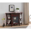 Kings Brand Walnut Finish Wood Entryway Console Sofa Storage Buffet Table - 4 of 4