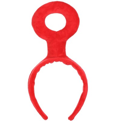 HalloweenCostumes.com One Size Fits Most  Girl  Po Headband for Adults, Red