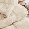 Egyptian Cotton Ultra Plush Quick Dry Towel and Washcloth Set by Blue Nile Mills - 3 of 4
