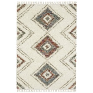 Oriental Weavers Axis AX07A Ivory/ Multi Indoor Area Rug - 3'10 - 1 of 4