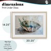 Stupell Industries Coastal Christmas Shell & Fir Framed Print Under Glass Art - 4 of 4