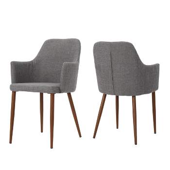 Set of 2 Zeila Mid Century Dining Chair - Christopher Knight Home