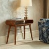 Uttermost Ledger Console Table-Organic Curves & Brass Hardware with Hidden Storage - 2 of 4
