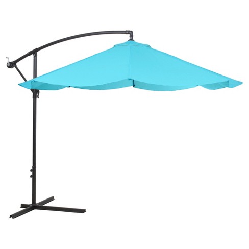 Offset 10 Aluminum Hanging Patio Umbrella Pure Garden Target