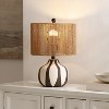 Devi 19.5" Table Lamp - TBL4655 - Creme/Black - Safavieh - 3 of 4
