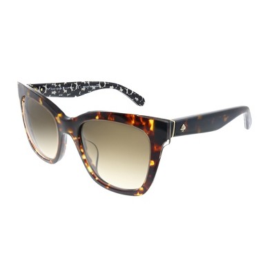 Kate Spade Emmylou/s S3p Womens Square Sunglasses Havana Crystal 51mm ...