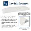 Hastings Home Charcoal-Infused Memory Foam Body Pillow With Rayon Made From Bamboo Fiber Cover - 14" x 50", White - 2 of 4
