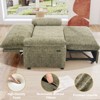 Vipbear Pull Out Sleeper Sofa with USB Charging Station & Adjustable Backrest 3-in-1 Convertible Loveseat with Side Pocket for Room,Tool-Free Assembly - 4 of 4