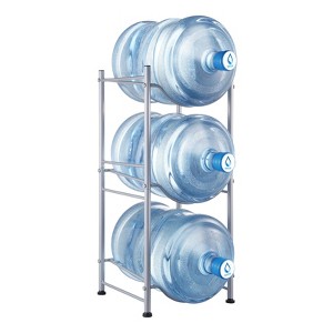 VEVOR 3 Tiers Water Jug Holder, 5 Gallon Water Bottle Holder, Single Row Water Bottle Rack for 3 Bottles, Heavy Duty Water Jug Rack - 1 of 4