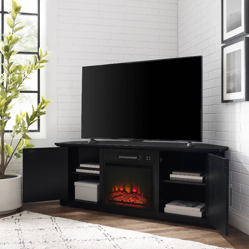 Camden Corner TV Stand for TVs up to 60" with Fireplace - Crosley, 5 of 20