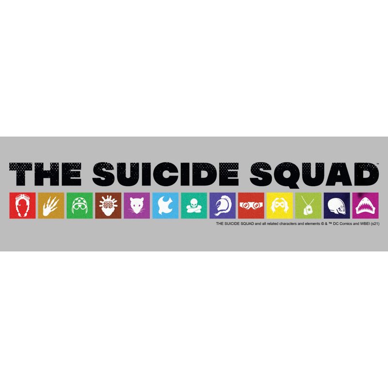 Men's The Suicide Squad Icons Logo T-Shirt, 2 of 4