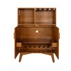 VYNXARIA 31.5" Liquor Cabinet with Wine Glass Holder & Wine Rack & Adjustable Shelf, Wine Cabinet,Rustic Sideboard Buffet Cabinet - 3 of 4