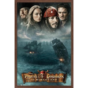 Trends International Pirates of the Caribbean: At World's End Framed Wall Poster Prints - 1 of 4