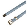 Allegra K Women's Skinny Embossed Faux Leather Alloy Pin Buckle Jeans Dresses Pants Belt - 2 of 4