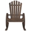 vidaXL Rocking Adirondack Chair Solid Wood Fir - 4 of 4