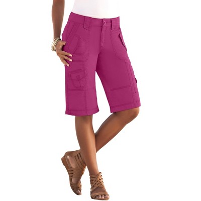 Roaman's Women's Plus Size Cargo Shorts