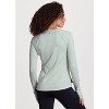 Avalanche Outdoor Buttery Soft Long Sleeve Top Crewneck Hiking Shirt with Thumbholes - 3 of 4