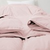 Peace Nest All-Season Medium Warmth Solid Pattern Duvet Insert White Goose Feather Comforter - 4 of 4