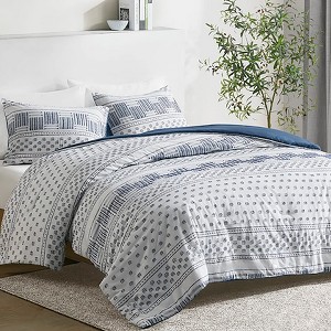 BAGOKIE 3-Pieces Bedding Set Including Matching Pillow Shams - 1 of 4