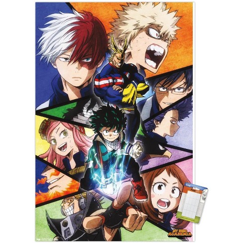  Trends International My Hero Academia: Season 6 - Key Art Wall  Poster, 14.72 x 22.37, Premium Unframed Version: Posters & Prints