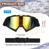 Unique Bargains Windproof Mountaineering Sky Diving ATV Dirt Bike Skiing Goggle 2 Pcs - 2 of 4