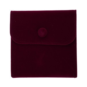 Unique Bargains Double-sided Plush Button Pocket 1 Pc - 1 of 4