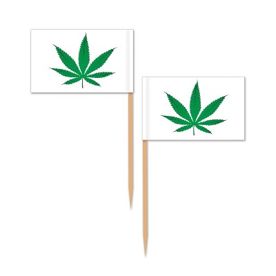 Beistle Weed Picks, 2.5", (300/Pkg) Multicolored