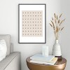 Urban Wild Studio desert check small charcoal Metal Framed Art Print - Deny Designs - 2 of 4