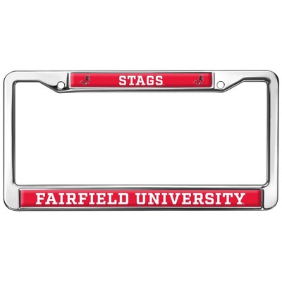 Fairfield University Stags Full Size Standard License Plate Metal Frame