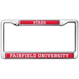 Fairfield University Stags Full Size Standard License Plate Metal Frame - 1 of 4