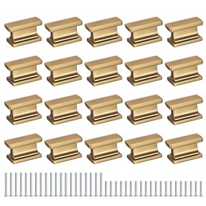Unique Bargains Zinc Alloy Matte Brushed Finish Rust-resistant Heavy Cabinet Knobs - 1 of 4