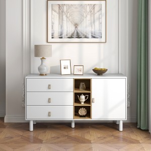 Storage cabinet with doors and drawers, chest of drawers, multifunctional storage cabinet - 1 of 4