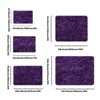 4-Piece Shag Rug Set, Ultra Soft 1.7" Thick, Non-Slip, for Bedroom or Living Room - 2 of 4
