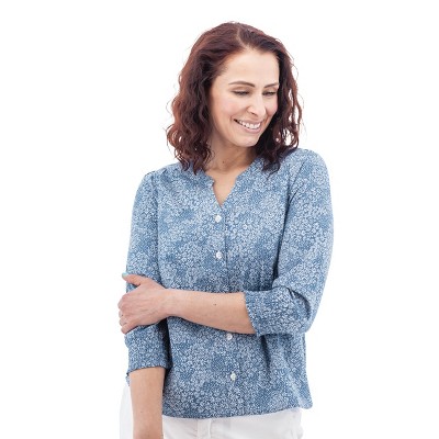Old Ranch Brands Women's Daisy Floral Blouse