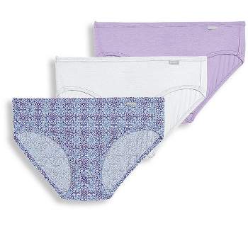 Jockey Women's Supersoft French Cut - 3 Pack 8 Crochet Tile/soft  Lilac/white : Target