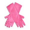 Blue Panda 4-Pair Shiny Silky Satin Flower Princess Girl Dress-Up Long Gloves for Any Occasion, 4 Colors, Ages 3 to 8 Years Old - 4 of 4