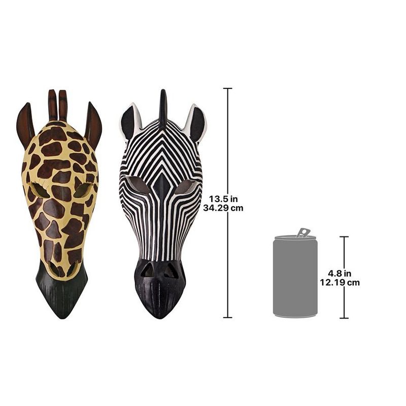 Design Toscano Animal Masks Set of Two, 3 of 4