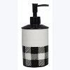 LunaLulinlk Plaid Bear Cabin Ceramic Soap Dispenser - 2 of 4