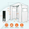EAGLE PEAK 6'x4' Portable Walk-in Greenhouse - 3 of 4
