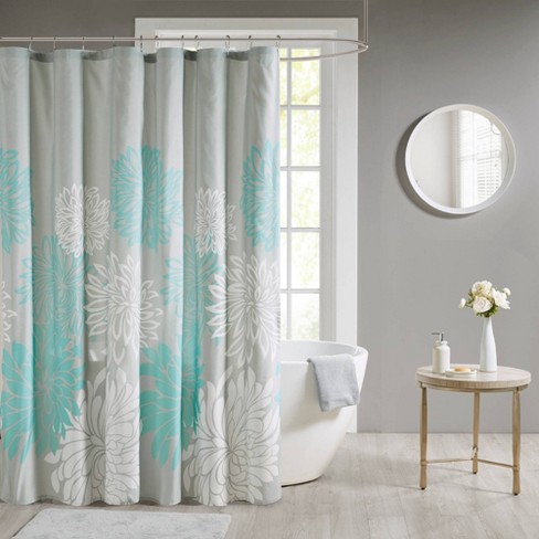 Calla Printed Floral Shower Curtain Target