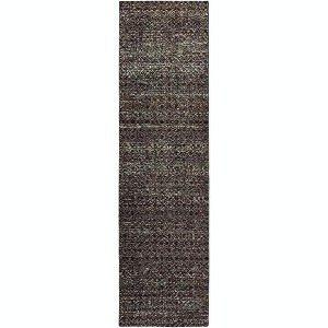 Oriental Weavers Atlas 8048Q Black/ Grey Indoor Area Rug - 2'6" x 12' - 1 of 1