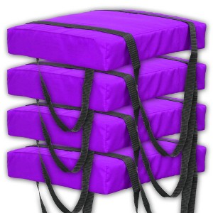 Bradley 4 Pack Type IV Boat Cushion USCG Approved Throwable Flotation Device; Coast Guard approved throw preserver with foam cushion - 1 of 4