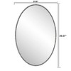 Bathroom Mirror,Vanity Mirror or Wall Decor Mirror Concise Style for Living Room Bedroom Entryway(Contains Mirror Only) - 3 of 4